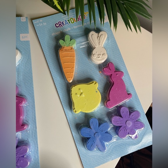 πFun Chalk Shapes Bundle:24 piece Sidewalk chalk or chalkboard use,Easter Basket - Picture 5 of 8